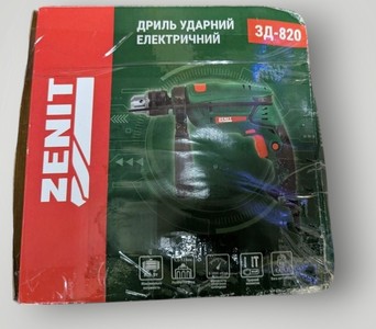 Б/у Дрель ударная Зенит зд-820 01-200924325