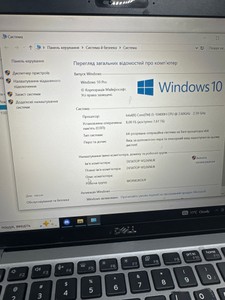 Б/в Ноутбук Dell 14/core i5-10400h ddr4/8gb ddr4/hdd *відсутній/ssd 256 gb/*інтегрована 01-200949188