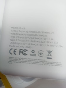 Б/в Повербанк Klgo kp-43 10000mah 22.5w 01-200954945
