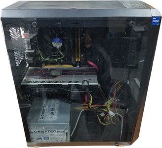 Б/в Системний блок Пк intel core i3-9100f/ram 16 gb/hdd 500 gb/ssd відсутній/amd/ ati radeon rx 580 8gb gddr5 256bit 01-200909751