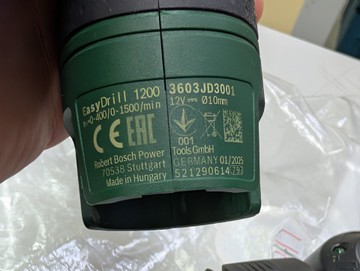 Б/в Шурупокрут Bosch easydrill 1200 01-200974747
