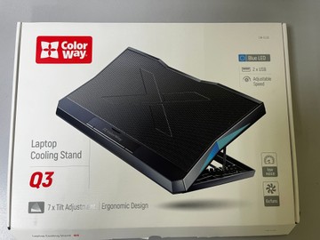 Б/в Підставка для ноутбука Colorway cooling laptop q3, 10-17 01-200986797