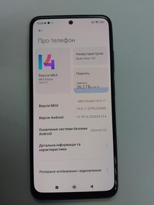 Б/в Мобільний телефон Xiaomi redmi note 10s 6/128gb 01-200995451