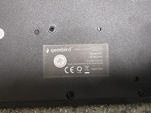 Б/в Клавіатура Gembird kb-u-103-ua 01-200996841