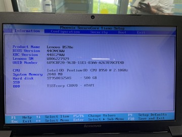 Lenovo 16/pentium b950 ddr3/2gb ddr3/hdd 500 gb/*інтегрована
