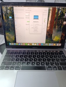 Б/в Ноутбук Apple macbook pro 2019 a2159 13,3" core i5 1,4ghz/ram 8gb/ssd 256gb/intel iris plus graphics 645 01-201026283
