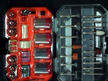 Б/в Набір насадок для гравера Dnipro-M rotary tool set 227pcs 01-201042309