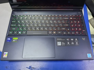 Б/в Ноутбук Acer 16/core ultra 7 255hx ddr5/32gb ddr5/ssd 1000 gb/rtx 5060 8gb 01-201052398