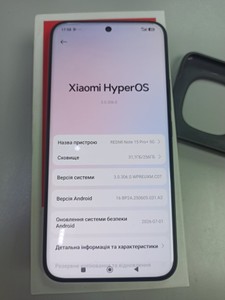 Б/в Мобільний телефон Xiaomi redmi note 15 pro+ 8/256gb 01-201163649