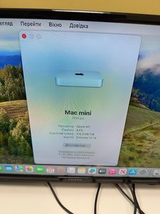 01-200600529: Apple mac mini a2686 mmfj3 m2/8core/ram 8gb/ssd256gb
