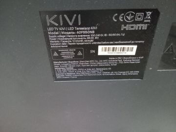 Б/в Телевізор Kivi 40f550nb 01-200808460