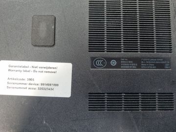 Б/в Ноутбук Dell 14/core i5 2520m ddr3/8gb ddr3/hdd 500 gb/*інтегрована 01-200814618