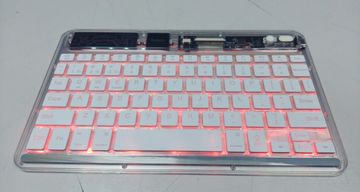 Б/у Клавиатура беспроводная Hoco hoco s55 transparent discovery edition wireless bt keyboard(english version) 01-200830823