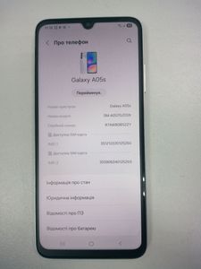 Б/в Мобільний телефон Samsung galaxy a05s sm-a057f 4/64gb 01-200835178