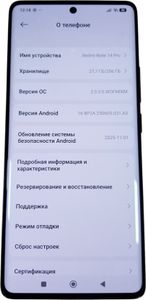 Б/в Мобільний телефон Xiaomi redmi note 14 pro 8/256gb 01-200858691