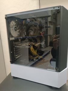 Б/у Системный блок Пк amd ryzen 5 4500/ram 16 gb/hdd відсутній/ssd 512 gb/nvidia rtx 3050 (geforce) 8gb gddr6 128bit 01-200904862