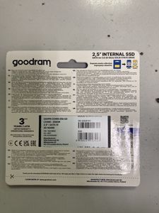 Б/в Ssd накопичувач Goodram cx400 gen.2 256 gb 01-200906737