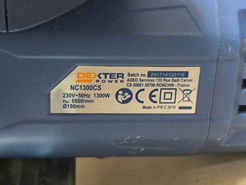 Б/в Пила дискова Dexter nc1300cs 01-200925246