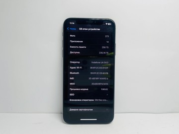 Б/в Мобільний телефон Apple iphone x 256gb 01-201031478