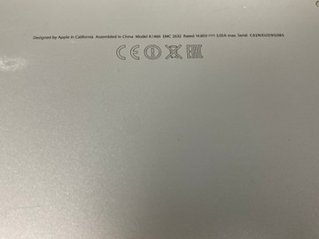 Б/у Ноутбук Apple macbook air a1466 13,3" core i5 1.4 ghz/ram 4gb/ssd 128gb/intel hd graphics 5000 01-201056252