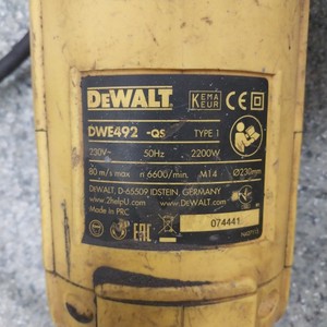 Б/в Кутова шліфмашина Dewalt dwe492 01-201129030