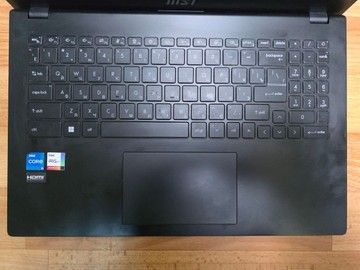 Б/в Ноутбук Msi 15/core i5-1235u ddr5/8gb ddr4/hdd *відсутній/ssd 512 gb/*інтегрована 01-201149949