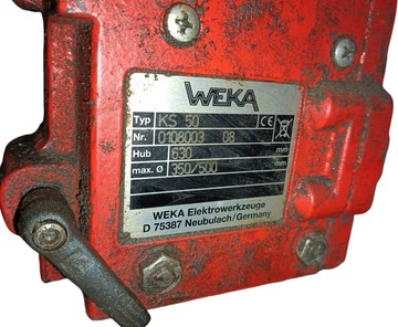 Б/в Установка алмазного буріння Weka dk 52 + ks 50 01-201156898