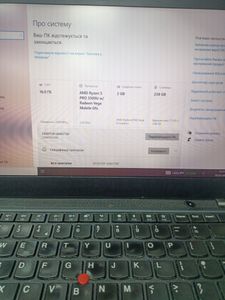 Б/у Ноутбук Lenovo 14/ryzen 5 3500u ddr4/16gb/hdd 250 gb/ssd *відсутній/*інтегрована 01-200833685