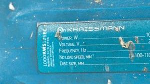 Б/в Кутова шліфмашина Kraissmann 1000-kws-125ec 01-200913996