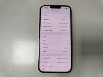 Б/в Мобільний телефон Apple iphone 13 pro max 256gb 01-200933874