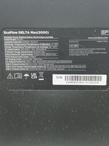 Б/в Зарядна станція Ecoflow delta max 2000 01-200935935