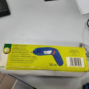Auchan cordlless screwdriver 3.6v