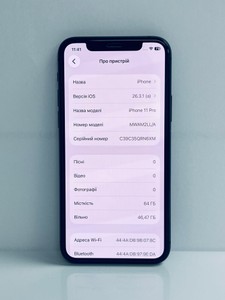 Б/в Мобільний телефон Apple iphone 11 pro 64gb 01-200968291