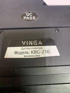Б/в Клавіатура usb Vinga kbg-216 01-200974335
