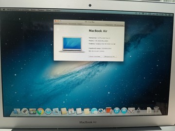 Б/в Ноутбук Apple a1466 macbook air 13.3"/core i5 1,8ghz/ram4gb/ssd500gb/intel hd4000 01-200968454