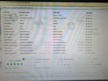 Б/в Мобільний телефон Apple iphone 13 mini 128gb 01-200990040