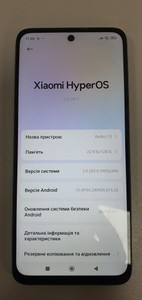 Б/в Мобільний телефон Xiaomi redmi 13 6/128gb 01-201008580