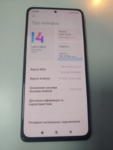 Б/у Мобільний телефон Xiaomi redmi note 10 pro 6/128gb 01-201030410