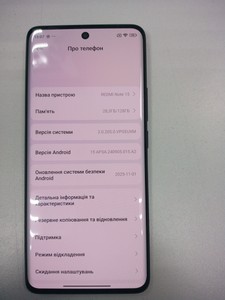 Б/в Мобільний телефон Xiaomi redmi note 15 5g 6/128gb 01-201042179
