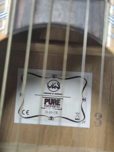 Б/у Полуакустическая гитара Vgs pure d-10 ce 01-201045497