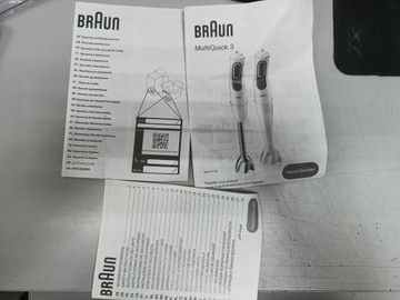 Б/в Блендер Braun mq 3035 wh sauce 01-201076050