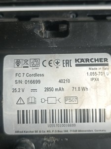 Б/в Електрошвабра Karcher fc 7 cordless 01-201095692