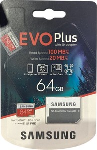 Б/в  Samsung evo plus 64gb micro sd 01-201128020