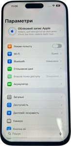 Б/в Мобільний телефон Apple iphone 16 pro max 256gb 01-201112287