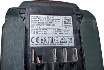 Б/в Набір інструментів Metabo bs18l/bs18l/3акб 2ah18v/зп 01-200631936