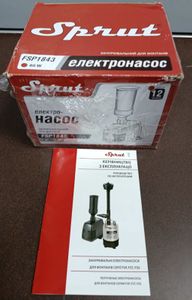 Б/в Насос для фонтанів і ставків Sprut fsp-1843 01-200835054