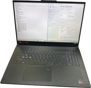 Б/у Ноутбук Asus 17/ryzen 5 7535hs ddr5/16gb ddr5/hdd *відсутній/ssd 512 gb/geforce rtx4050 6gb 01-200762528