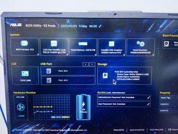 Б/у Ноутбук Asus 15/core i5-11400h ddr4/24gb ddr4/hdd *відсутній/ssd 512 gb/geforce rtx3050 4gb 01-200855969