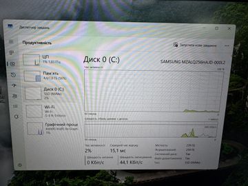 Б/в Ноутбук Lenovo 15/core i5-1135g7 ddr4/8gb ddr4/hdd *відсутній/ssd 256 gb/*інтегрована 01-200890827