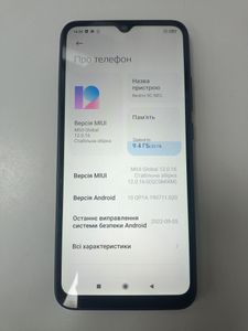 Б/в Мобільний телефон Xiaomi redmi 9c nfc 2/32gb 01-200896980